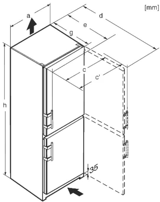 LIEBHERR CTNEF 5215 - Dimensions - 1