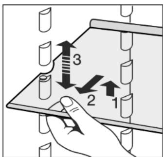 LIEBHERR CTP2921  -  CTPSL2121 - Décaler les tablettes de rangement - 1