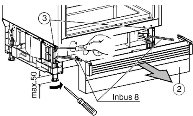 max.50 ③ Inbus 8 ②