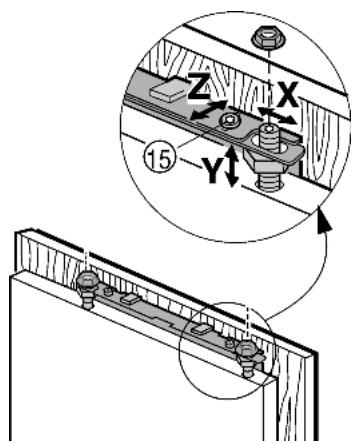LIEBHERR IKS 251  -  IKS251 -  IKS 1620 -  IKS1220 -  IKS1224 -  IKS1620 -  IKS261 - Portes à cassettes : - 3