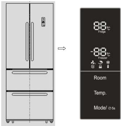 HISENSE RQ689N4AT1 - Réglage de température - 1