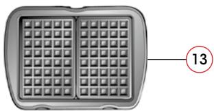 LAGRANGE SUPER2 039611 CROQ/GAUFRE/GAUFRETTE - DESCRIPICón DEL APARATO - 3