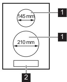 ELECTROLUX EHH3320NVK - Indeling kookplaat - 1