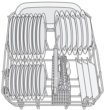 ELECTROLUX ESL6327LO - Panier inférieur - 1
