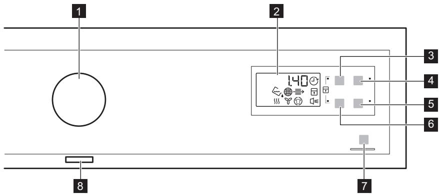 ELECTROLUX EDH3886GDE - PANNEAU DE COMMANDE - 1