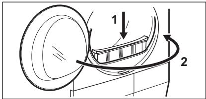 ELECTROLUX EDH3886GDE - Cleaning the filter - 6