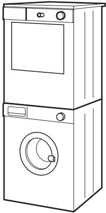 ELECTROLUX EDE 1074 PDW - ACCESSIONS SPECIAUX kit de superposition - 1