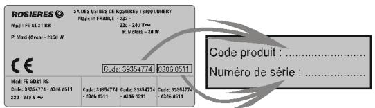 ROSIERES RFN5571IN - ATTENTION - 1