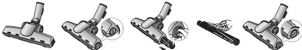 SAMSUNG AIR TRACK PLUS - Brosse spéciale poils d'animaux (en option) - 1