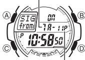 CASIO 3095 - Pour paramétre le signal horsaire - 1