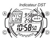 CASIO 3095 - Pourmettreuncode de villea l'heure d'eté ou a l'heure dhiver - 1