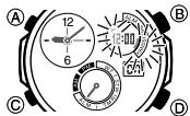 CASIO 5446 - Pour régler une heure d'alarme - 2