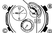 CASIO 5446 - Pour permettre une alarme et le signal horaire en ou hors service - 1