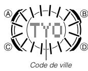 CASIO 5576 - Configuration des réglages de la ville de résidence - 1