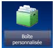 KYOCERA TASKALFA 2551CI - Appuyer sur [boîte personnalisée] dans l'écran d'accueil. - 2