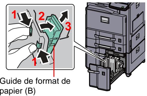 KYOCERA TASKALFA 2551CI - Régler le format du magasin. - 2