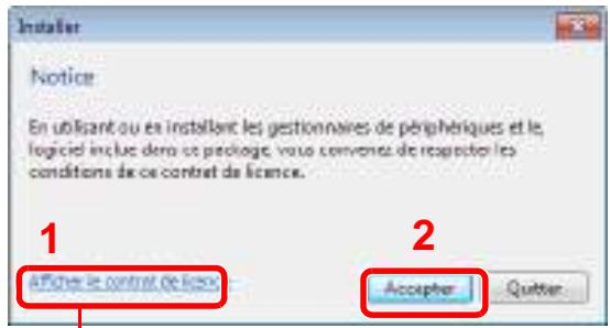 KYOCERA TASKALFA 2551CI - Afficher l'écran. - 1