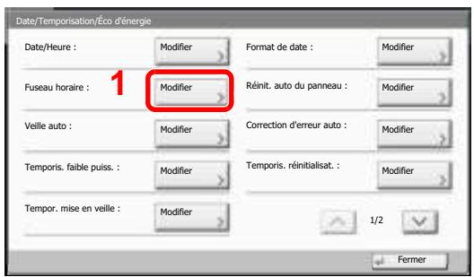 KYOCERA TASKALFA 2551CI - Configurer les paramètres - 1