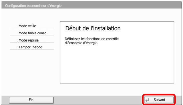 KYOCERA TASKALFA 2551CI - Configurer les paramètres - 1