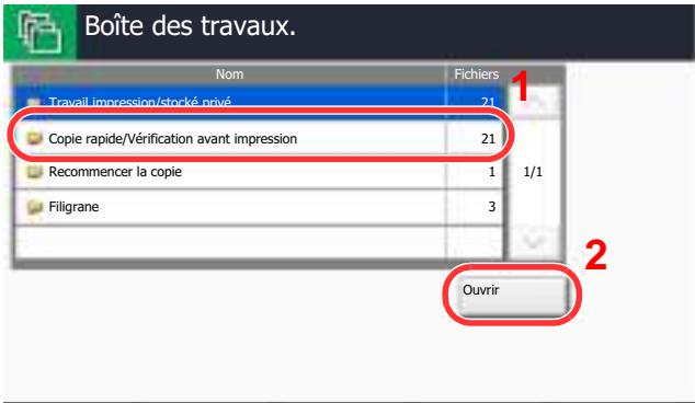 KYOCERA TASKALFA 2551CI - Afficher l'écran. - 2