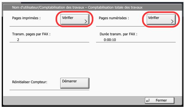 KYOCERA TASKALFA 2551CI - Vérifier le nombre de pages. - 1