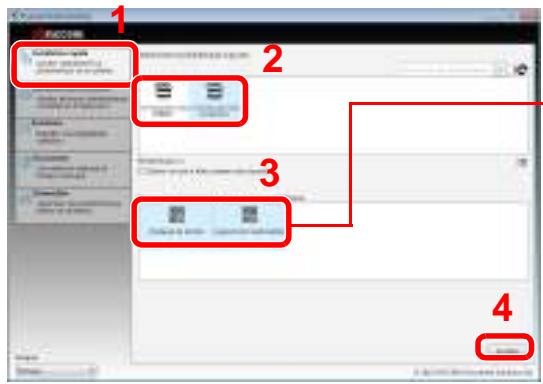 KYOCERA TASKALFA 2551CI - Installation en utilisant [installation rapide] - 1