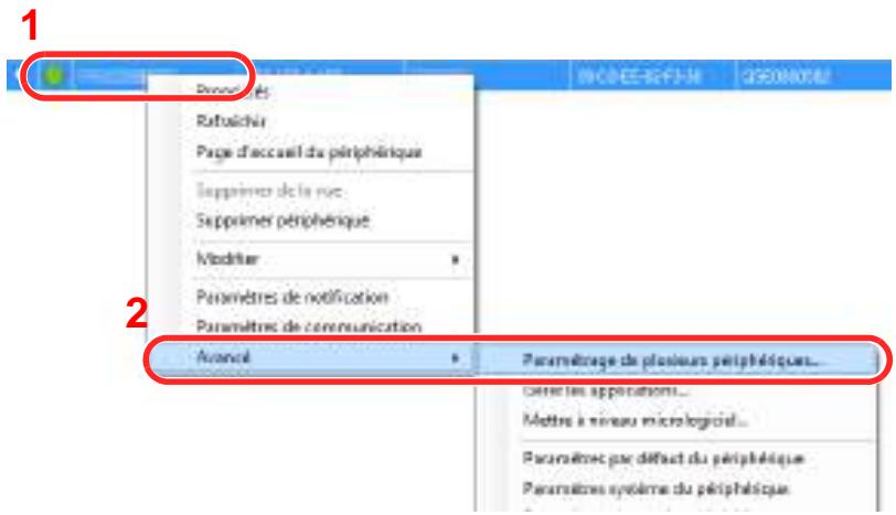 KYOCERA TASKALFA 2551CI - Inscription des données du carnet d'adresses sur la machine - 1
