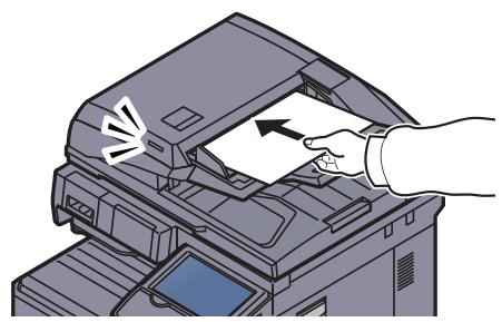 KYOCERA TASKALFA 2551CI - Mettre en place les originaux. - 1