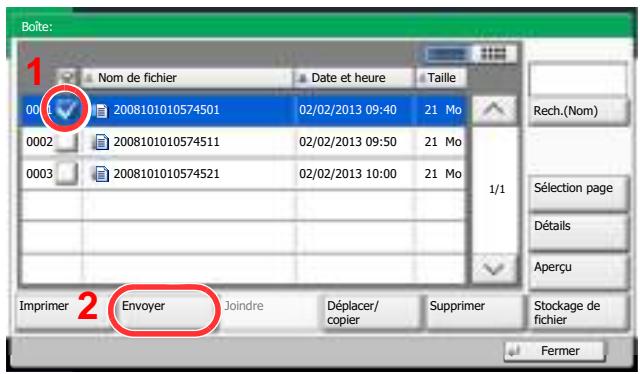 KYOCERA TASKALFA 2551CI - Envoyer le document. - 1