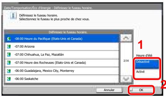 KYOCERA TASKALFA 2551CI - Configurer les paramètres - 3