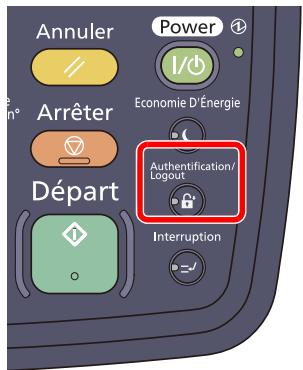 KYOCERA TASKALFA 2551CI - Déconnexion - 1