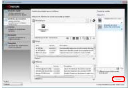 KYOCERA TASKALFA 2551CI - Installation en utilisant [installation personnalisée] - 7