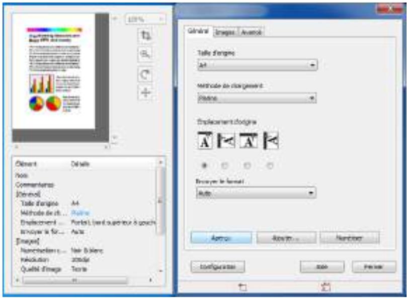 KYOCERA TASKALFA 2551CI - Configurer les paramètres de numérisation. - 1