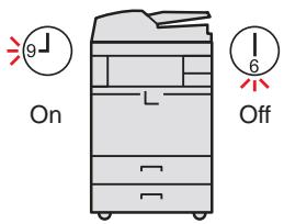 KYOCERA TASKALFA 2551CI - (Fonction économie d'énergie/niveau de reprise d'économie d'énergie) - 1