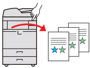 KYOCERA TASKALFA 2551CI - Enregistrer des documents souvent utilisés dans la machine (boîte personnalisée) - 1