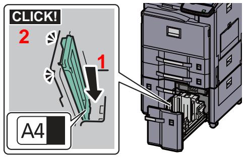 KYOCERA TASKALFA 2551CI - Régler le format du magasin. - 3