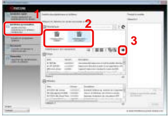 KYOCERA TASKALFA 2551CI - Installation en utilisant [installation personnalisée] - 1