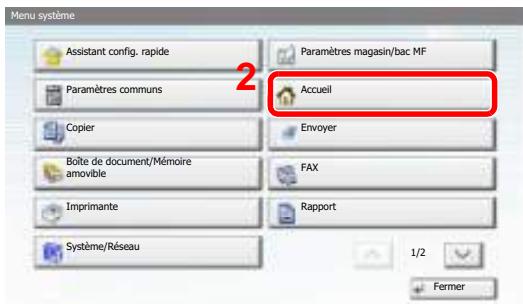 KYOCERA TASKALFA 2551CI - Afficher l'écran. - 2