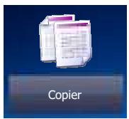 KYOCERA TASKALFA 2551CI - Appuyer sur [copier] sur l'écran d'accueil. - 2
