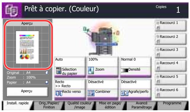 KYOCERA TASKALFA 2551CI - Sélectionner le mode couleur. - 5