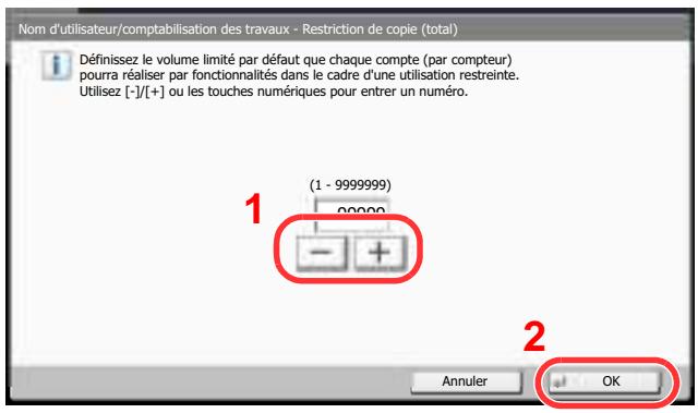 KYOCERA TASKALFA 2551CI - Configurer les paramètres - 1