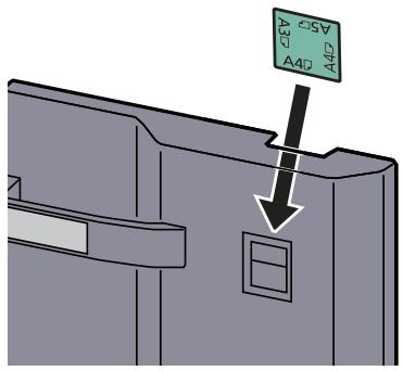 KYOCERA TASKALFA 2551CI - Régler le format du magasin. - 10