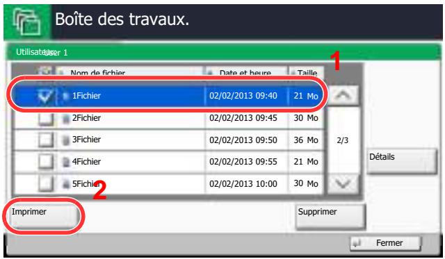 KYOCERA TASKALFA 2551CI - Impression du document - 2