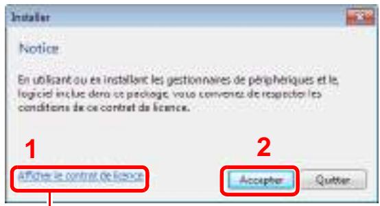 KYOCERA TASKALFA 2551CI - Afficher l'écran. - 1