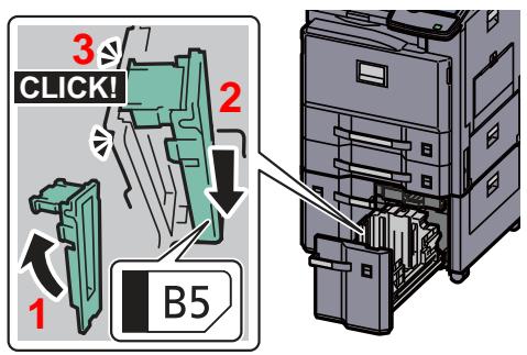 KYOCERA TASKALFA 2551CI - Régler le format du magasin. - 4