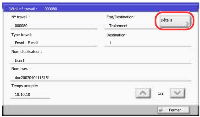 KYOCERA TASKALFA 2551CI - Vérifier les informations. - 3