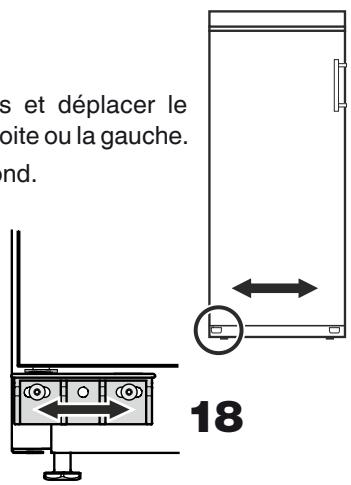 LIEBHERR WKR 4211 VINOTHEK & WKR 4211 - Régler l'inclinaison latérale de la porte - 1