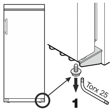 LIEBHERR WKR 4211 VINOTHEK & WKR 4211 - Inversion du sens d'ouverture de la porte - 1