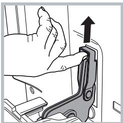 SCHOLTES SCHO 103E P - To remove oven door with soft closing hinges*: - 2