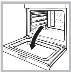 SCHOLTES SCHO 103E P - Para quitar la puerta del hora con las bisagras soft closing*: - 1